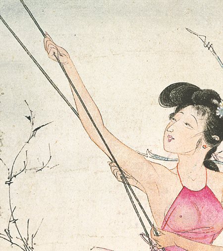 淳安-胡也佛的仕女画和最知名的金瓶梅秘戏图